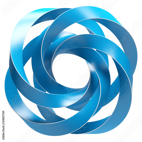 Blue Abstract Shape