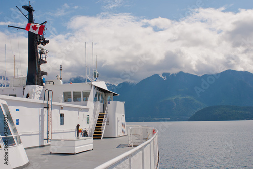 upper deck, bc ferry photo