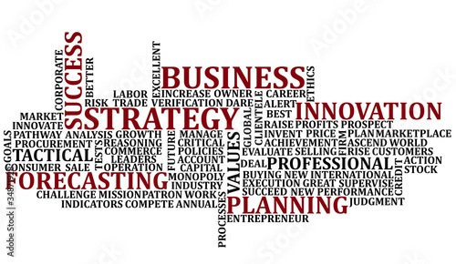 Business Words Collage