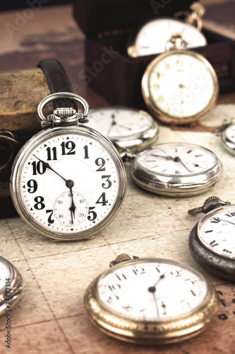 Antique retro silver pocket ςwatches