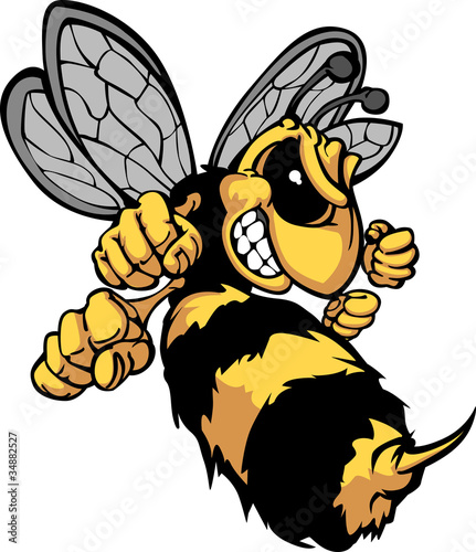 Bee Hornet Cartoon Image