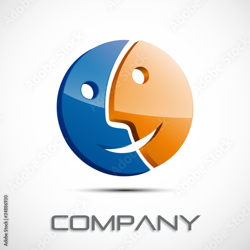 Logo double-sided # Vector