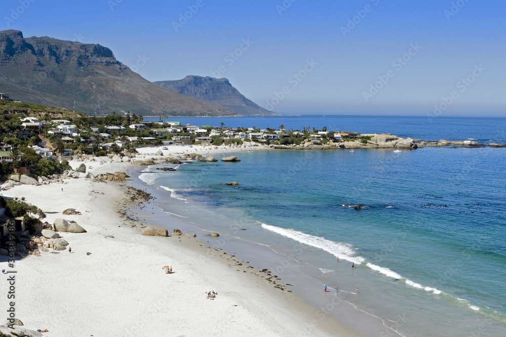 Famous beaches of Clifton, Cape Town, South Africa
