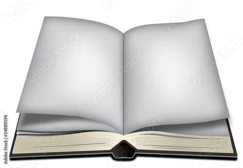 Buch mit Seiten als vektor