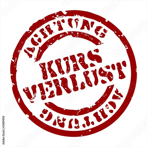 stempel achtung kursverlust I