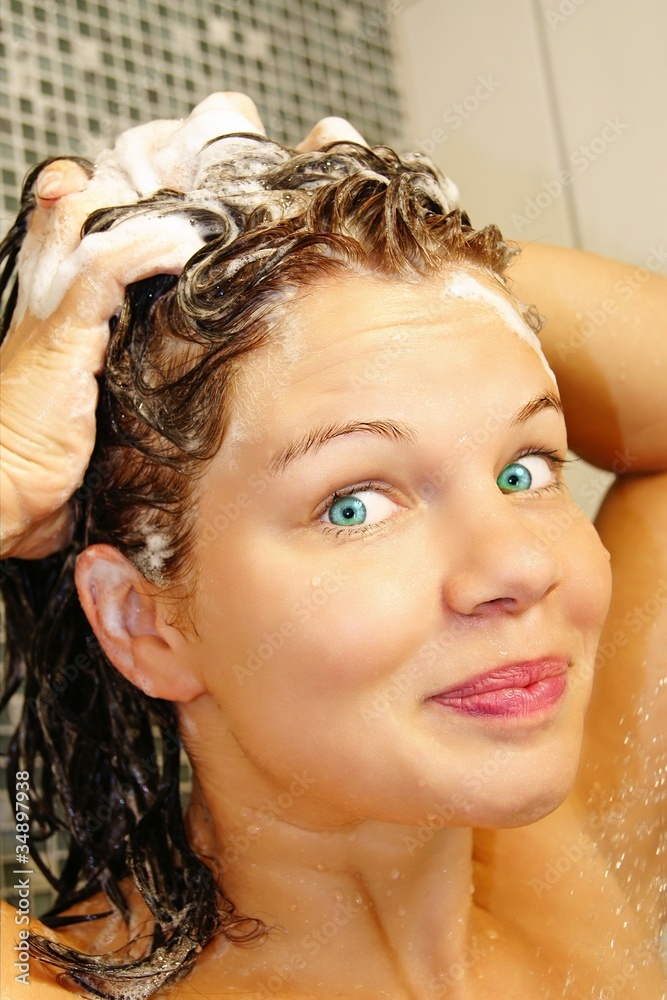 Naklejka premium unter der dusche #12