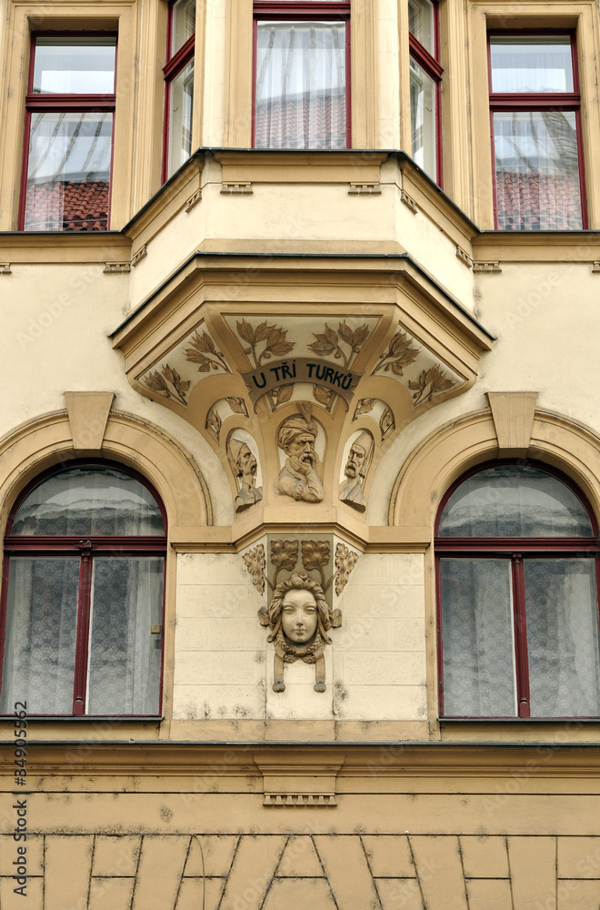 Building details in Prague
