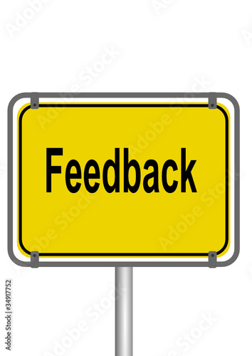 Schild Feedback