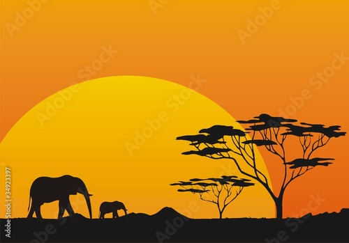 Sunset Africa