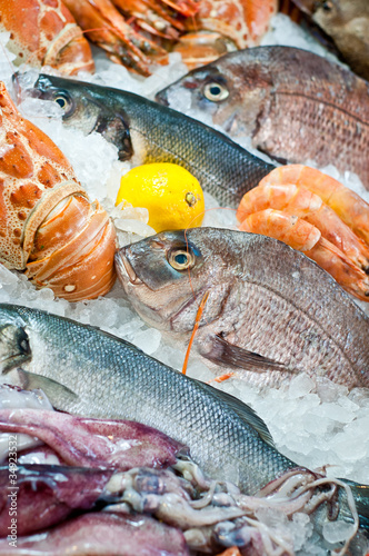 Fresh seafood