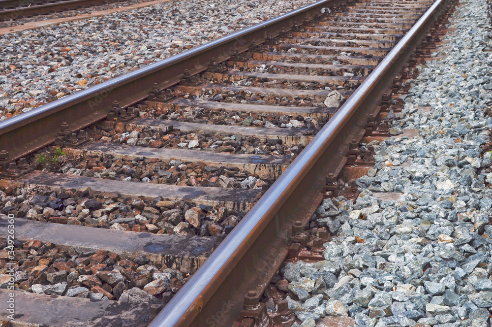 Naklejka premium Railway