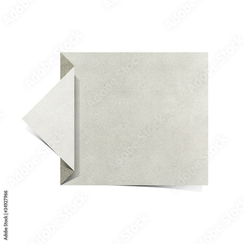 Large size paper talk origami recycled papercraft background