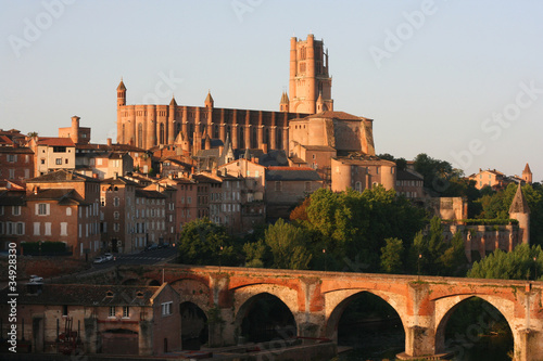 Cuadro en lienzo cathédrale d'albi, tarn, france