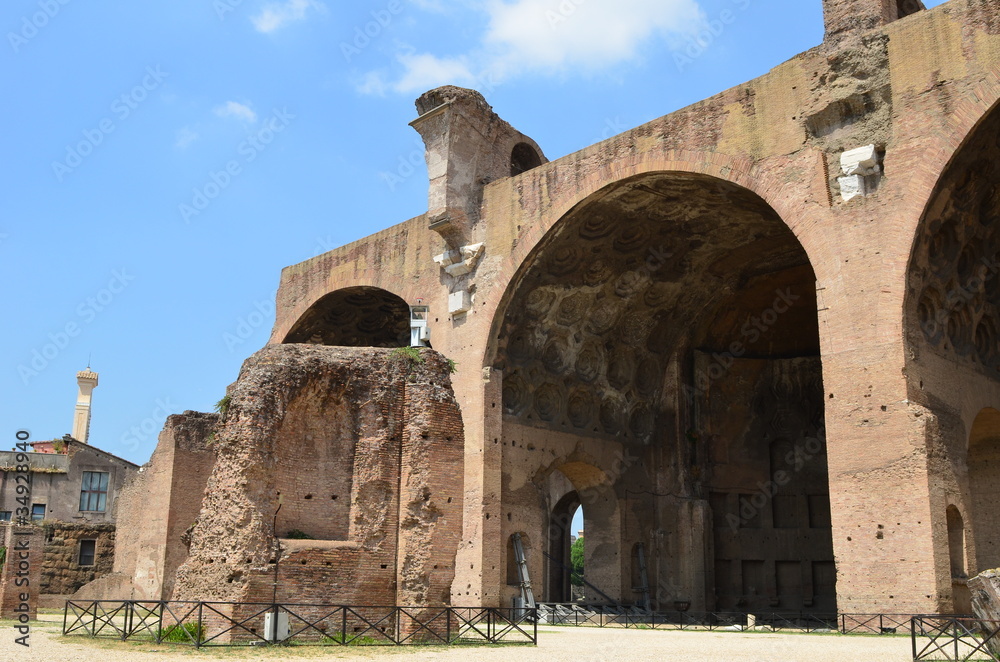 Forum romanum in Rome - Italy
