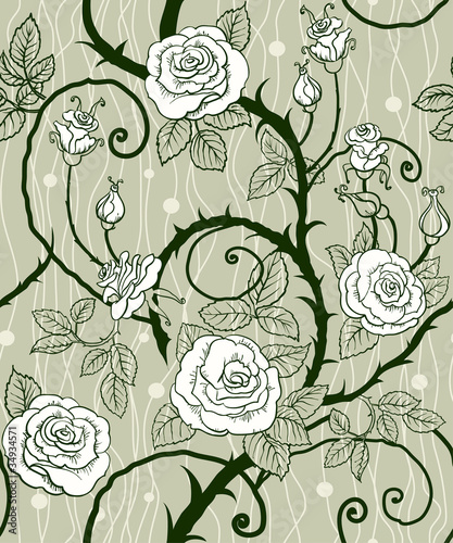 Rose background seamless