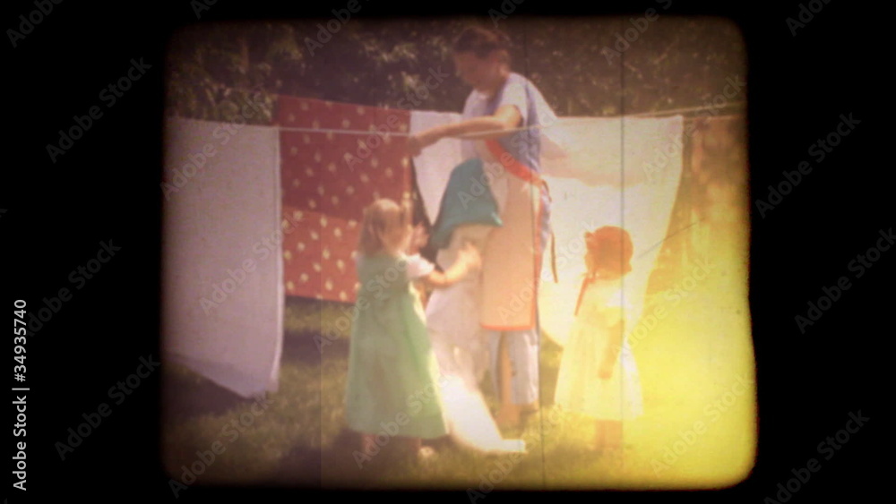 Old 8mm Kids Home Movie