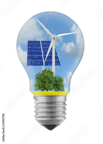 Obraz na płótnie Energie Ökosystem