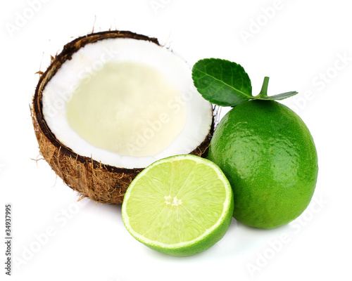 Lime with coconut