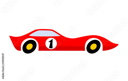 Coche rojo