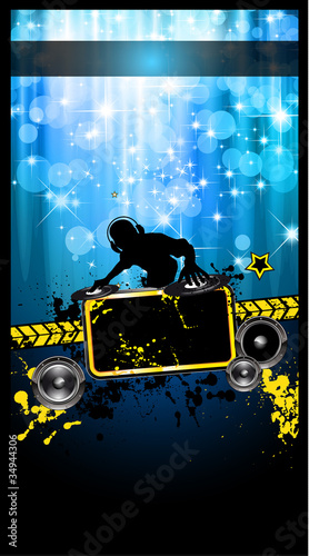 Gurnge Style Alternative Disco Flyer