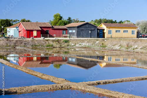 saline, Port des Salines, Oleron Island, Poitou-Charentes, Franc photo