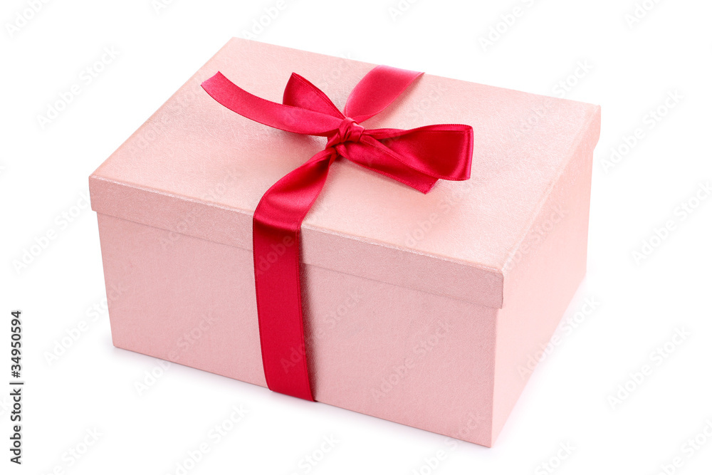 Box and ribbon Box and ribbon