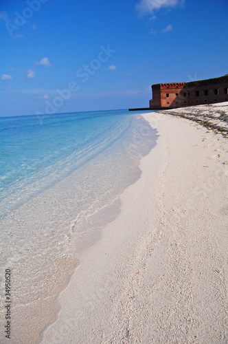 Fotografi beach at dry tortugas national park, Florida