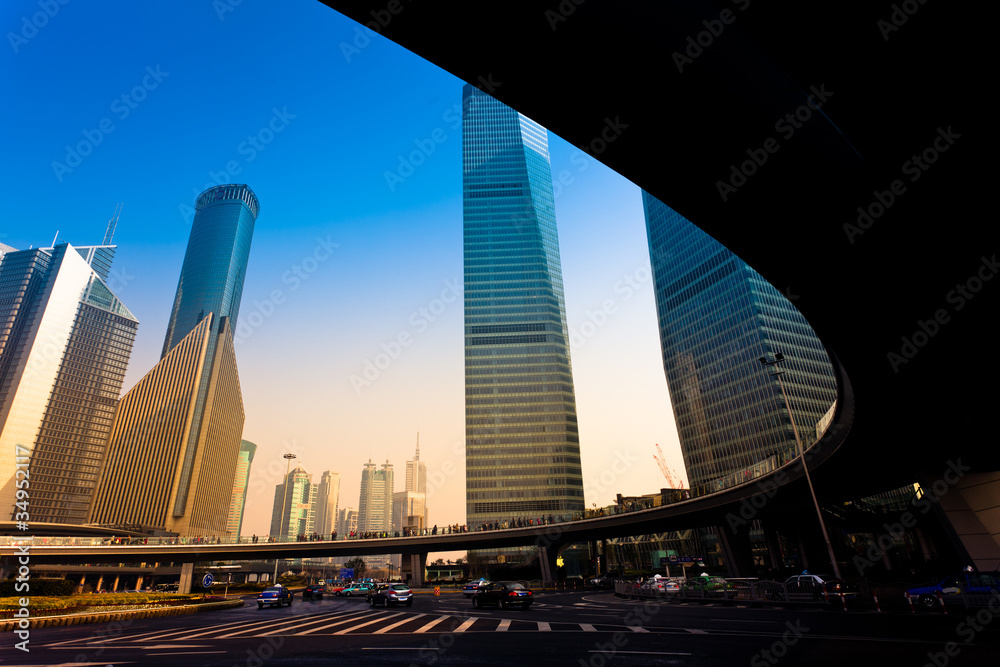 Fototapeta premium shanghai office building