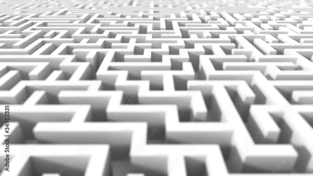 3d flight over huge, endless maze. Seamless loop. 3d flight over huge, endless maze. Seamless loop.