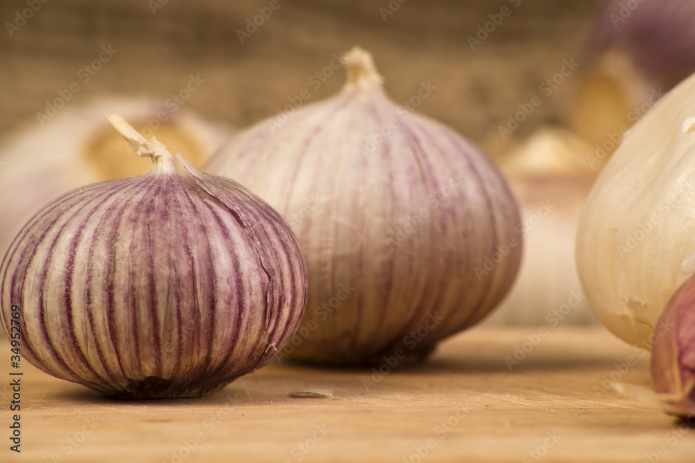 Obraz premium Knoblauchknollen