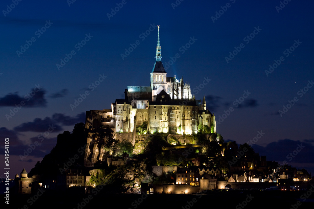 Mont-Saint-Michel - obrazy, fototapety, plakaty 