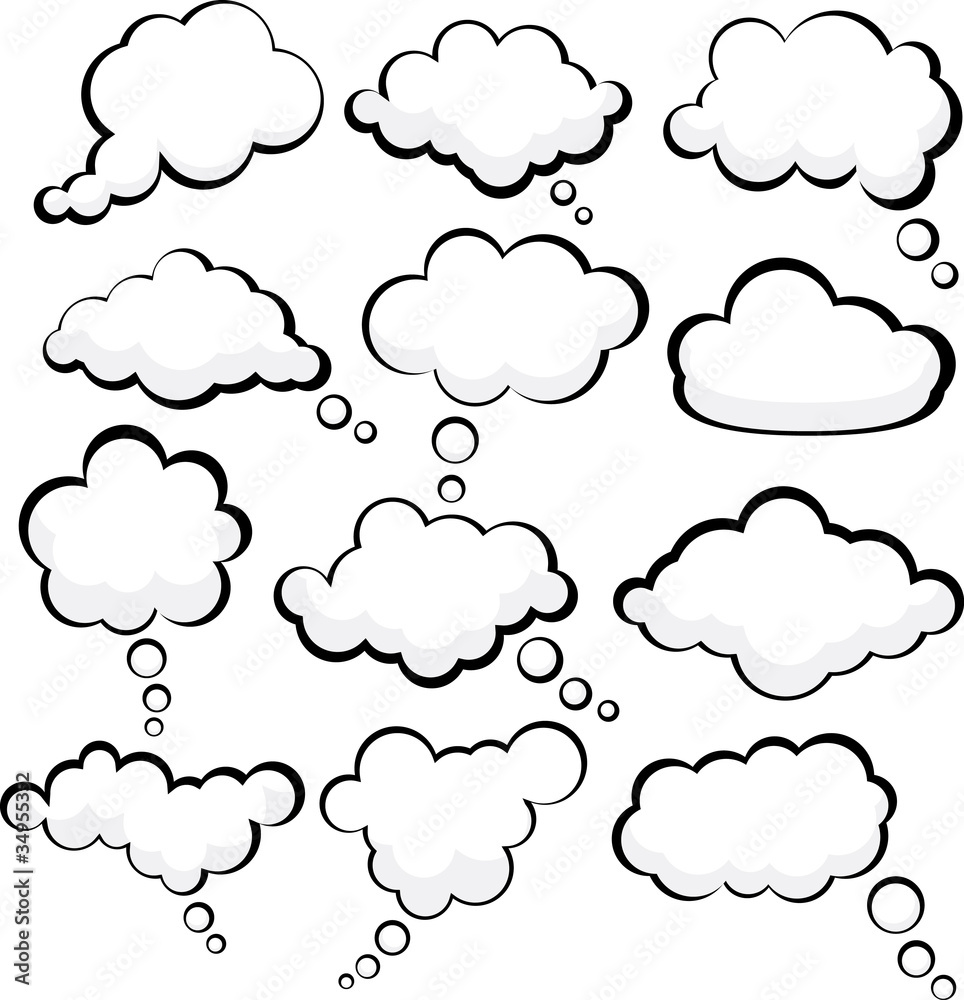 Speech clouds.