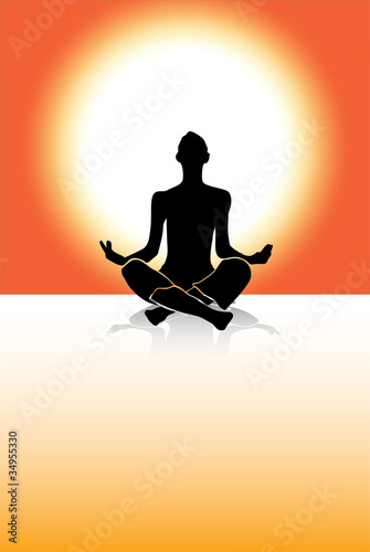 Yoga vector man