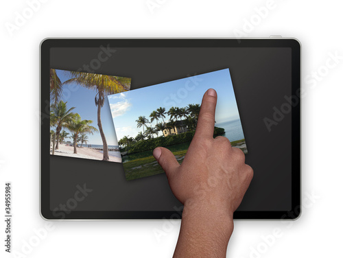 photos on tablet pc