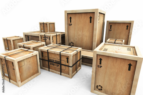 Wooden Shipping Crates