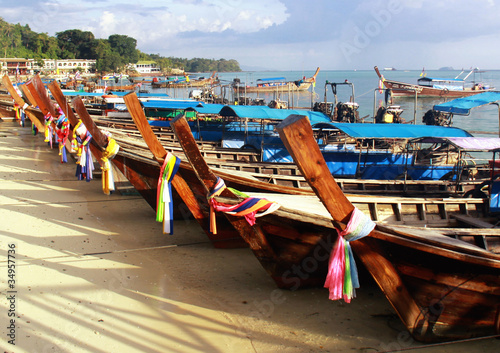 Longtailboat thailand photo