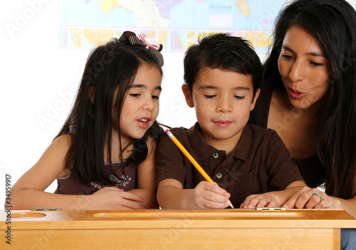 Teacher With Students