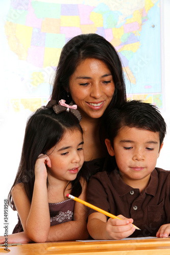 Teacher With Students