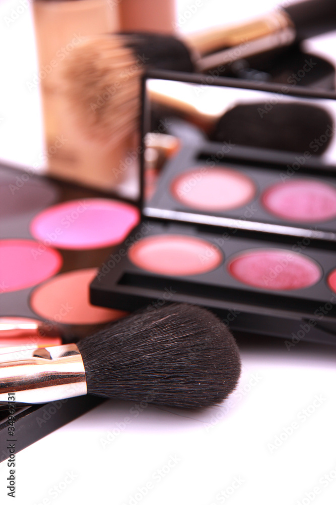 Make up equipment, macro photo Make up equipment, macro photo