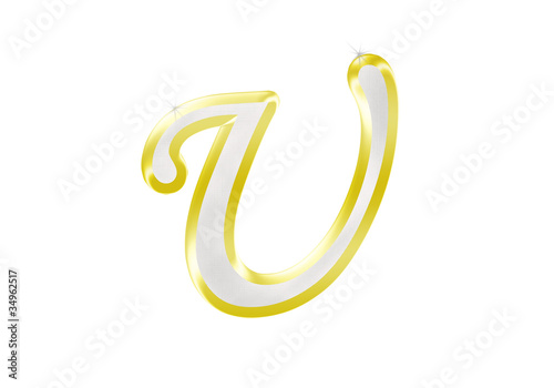Letter U