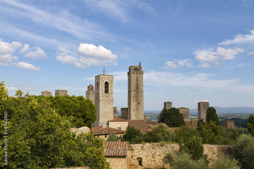 Torri di San Gimignano, Toscana