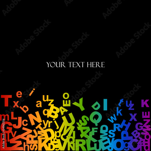 FONDO DE LETRAS