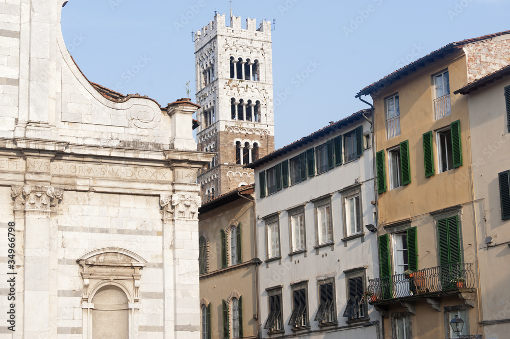 Lucca, historic buildings