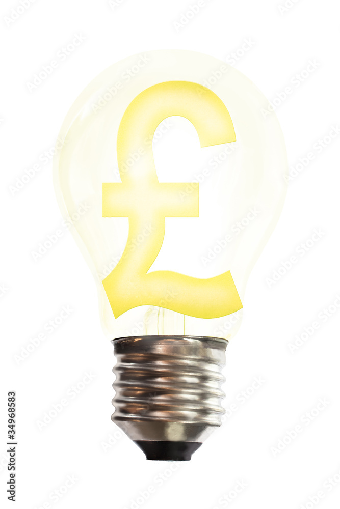 Pond sign in light bulb isolated on white background Pond sign in light bulb isolated on white background