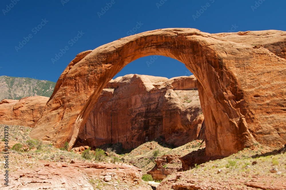 Canvas schilderij met Rainbow Bridge Natural Monument Arizona #34971373