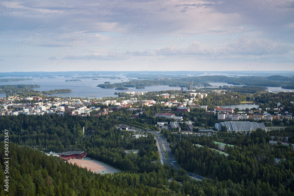 Fototapeta premium Finnish landscape of Kuopio