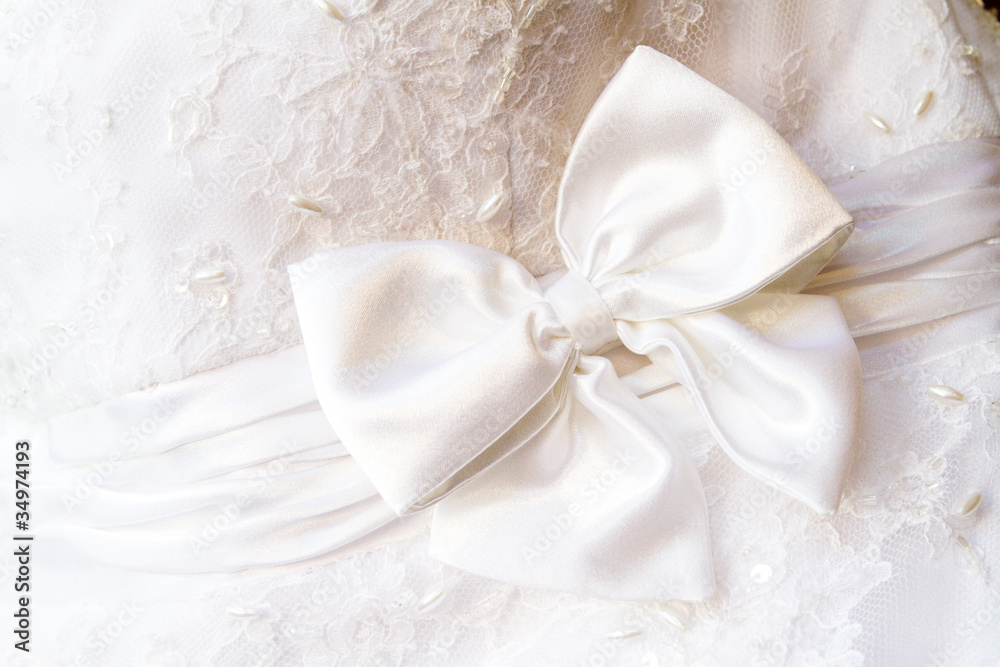 Wedding dress bow Wedding dress bow