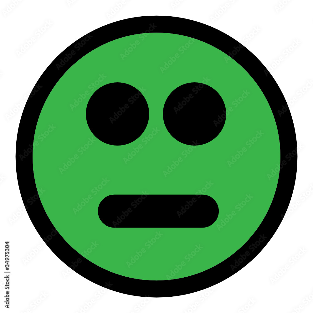 Oui, doute, perplexité, hésitation, smiley, visage Oui, doute, perplexité, hésitation, smiley, visage