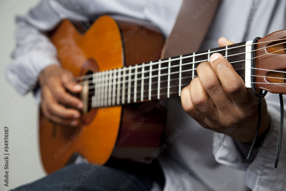 Playing the Guitar