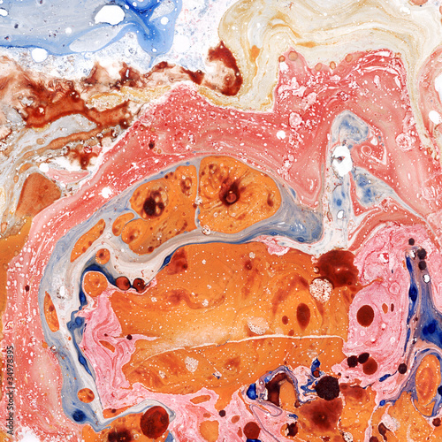Abstract background, oil paints